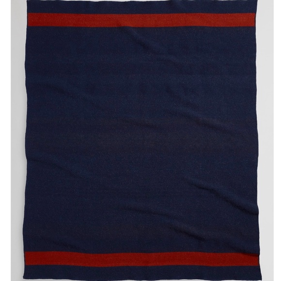 Pendleton Wool Throw (54x66”) & Leather Carrier Straps - Picture 2 of 7